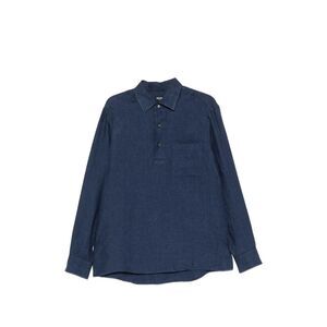 Zegna Blue Polo Shirts Men